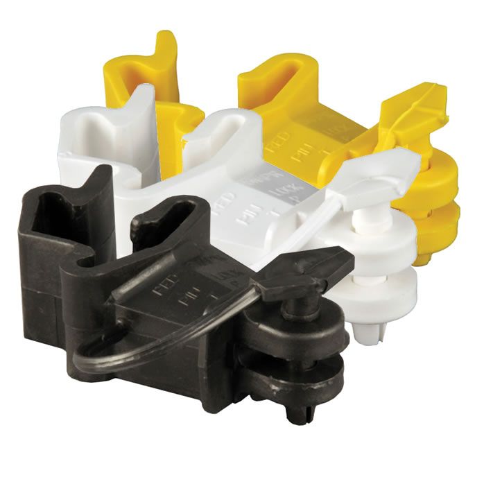 Red Snap'r® TPost Pin Lock Insulators Zareba