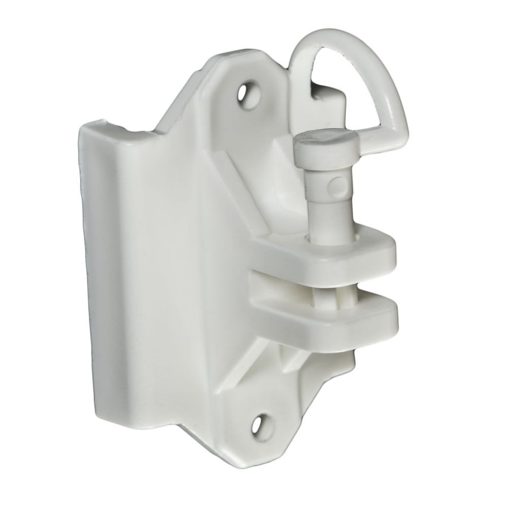 Pin Lock Wood and TPost White