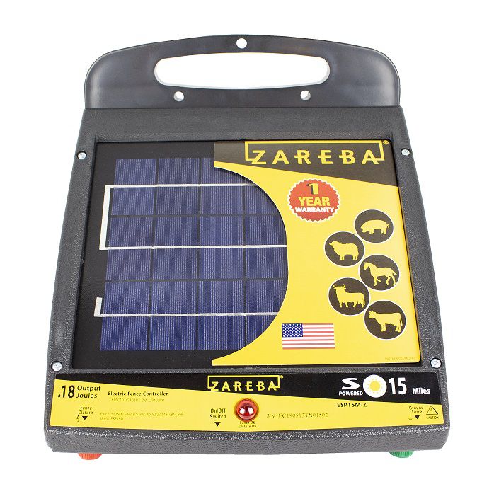 2 Mile Fence Charger 2 Mile Solar Charger Zareba Esp2m Z