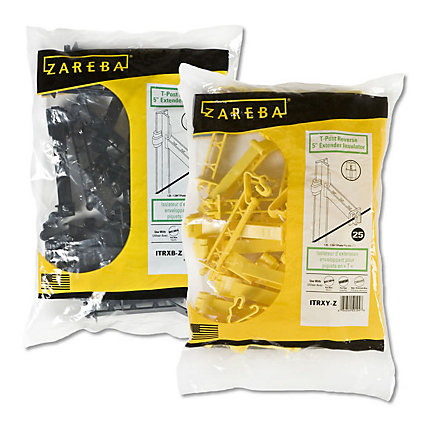 Zareba ITRXY-Z 5-Inch Snap-on Reversed Insulator Yellow